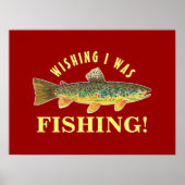 Poster Funny Funny Fishing Fout Picture (Vorne)