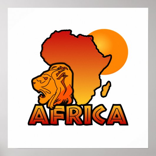 Poster für Afrika (Vorne)
