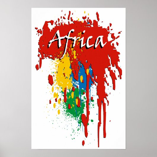 Poster für Afrika (Vorne)