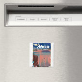 Poster für afrikanische Wasserfälle Magnet (In Situ (Geschirrspüler))