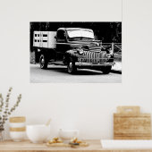 Poster für alte Lastwagen (Küche)