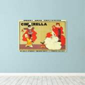Poster für "Aschenputtel" Leinwanddruck (Insitu (Holzboden))