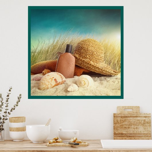Poster für Beach Scene (Küche)