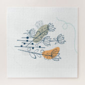 Poster für Blume und Blätter Puzzle (Horizontal)