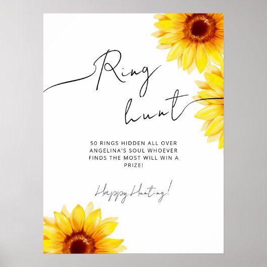 Poster für Brautparty (Vorne)