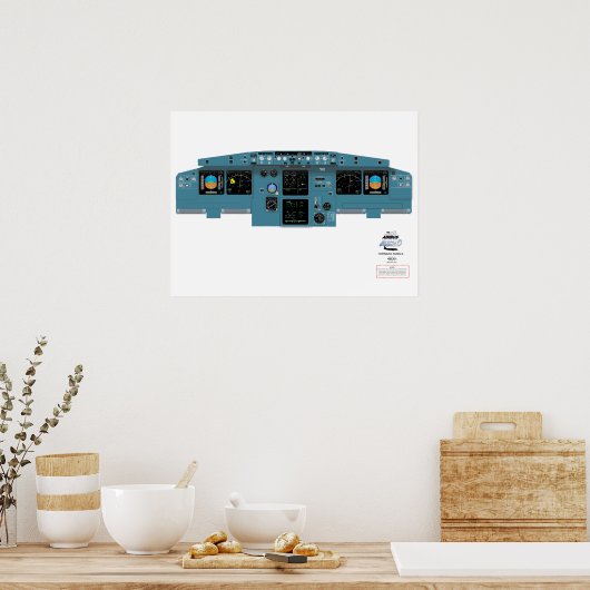 Poster für das A320-Vorfeld (Küche)