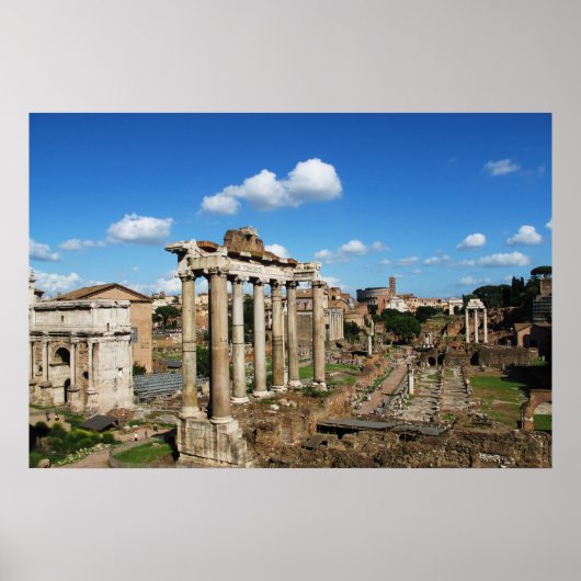Poster für das Forum Romanum (Vorne)