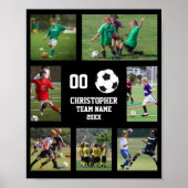 Poster für das Fußballteam-Foto (Vorne)