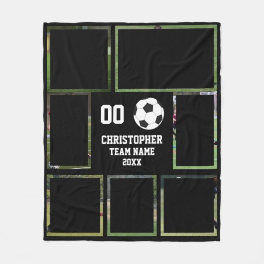 Poster für das Fußballteam-Foto Fleecedecke (Vorderseite)