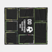 Poster für das Fußballteam-Foto Fleecedecke (Vorderseite (Horizontal))