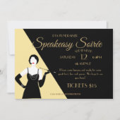 Poster für das große Gatsby-Party der 20er Jahre Einladung (Vorderseite)