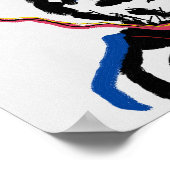 Poster für das menschliche Gesicht (Ecke)