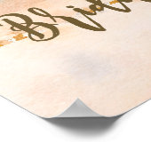 Poster für das tropische Brautparty (Ecke)