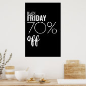 Poster für den Black Friday Sale Business Discount (Küche)