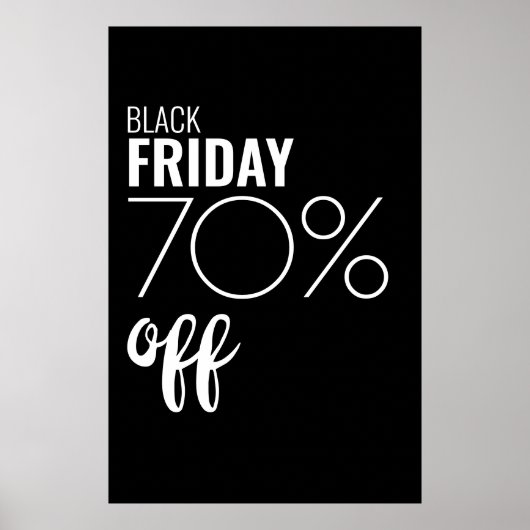 Poster für den Black Friday Sale Business Discount (Vorne)