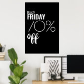 Poster für den Black Friday Sale Business Discount (Heimbüro)