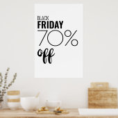 Poster für den Black Friday Sale Business Discount (Küche)