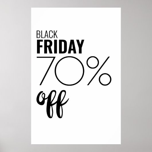 Poster für den Black Friday Sale Business Discount (Vorne)