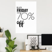 Poster für den Black Friday Sale Business Discount (Heimbüro)