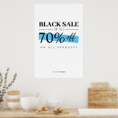 Poster für den Black Friday Sale Business Discount (Küche)