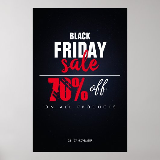 Poster für den Black Friday Sale Business Discount (Vorne)