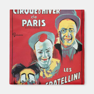 Poster für den "Cirque d'Hiver de Paris" Magnet