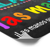 Poster für den Gesundheitsbereich der spanischen S (Ecke)