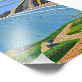 Poster für den Küstenfußweg (Ecke)