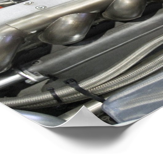 Poster für den Motor (Ecke)