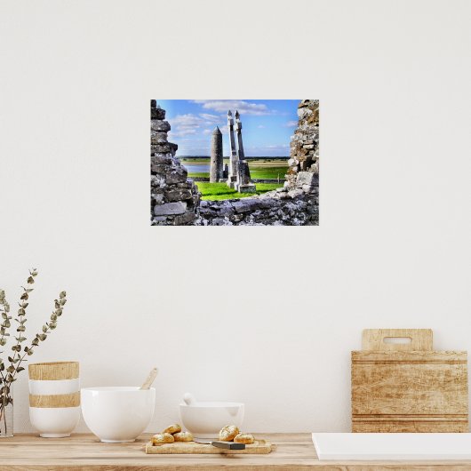 Poster für den Rausch von Clonmacnoise oder Print (Küche)