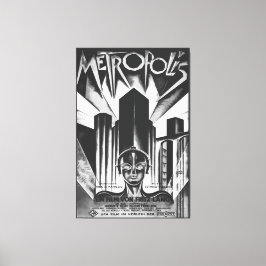 Poster für den Science Fiction-Film Metropol 1927 Leinwanddruck