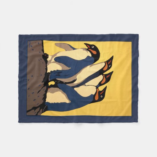 Poster für den U-Bahn-Verkehr zum Londoner Zoo Fleecedecke (Vorderseite (Horizontal))