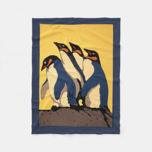 Poster für den U-Bahn-Verkehr zum Londoner Zoo Fleecedecke