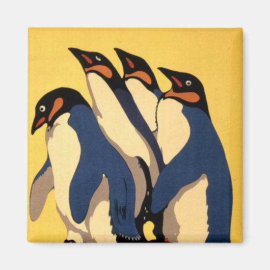 Poster für den U-Bahn-Verkehr zum Londoner Zoo Magnet (Vorne)