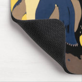 Poster für den U-Bahn-Verkehr zum Londoner Zoo Mousepad (Ecke)