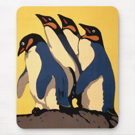 Poster für den U-Bahn-Verkehr zum Londoner Zoo Mousepad (Vorne)