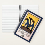 Poster für den U-Bahn-Verkehr zum Londoner Zoo Notizblock (Innen)