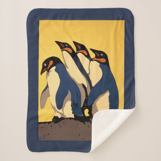 Poster für den U-Bahn-Verkehr zum Londoner Zoo Sherpadecke (Vorderseite)