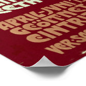 Poster für die 14. Wiener Ausstellung (Ecke)