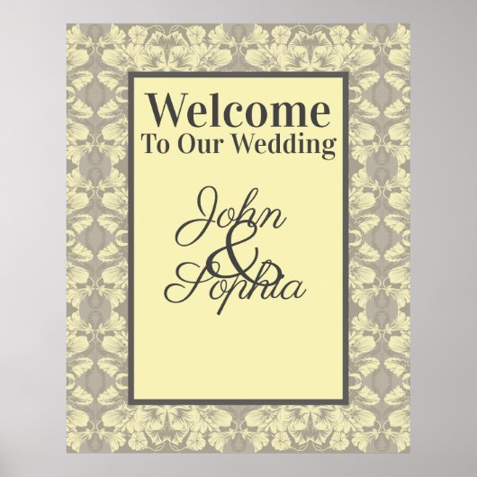 Poster für die Ankündigung von Elfenbein und Graub (Vorne)