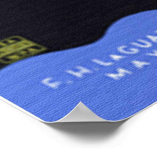 Poster für die Außenhandelszone (Ecke)