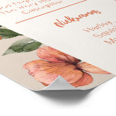 Poster für die digitale Wildblume im ersten Jahr (Ecke)