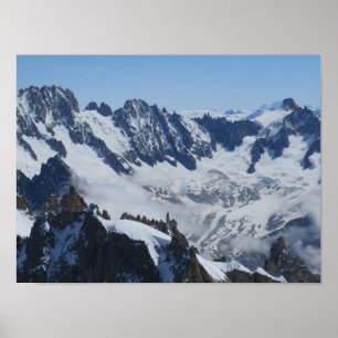Poster für die französischen Alpen