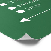 Poster für die Geschenkgutscheine der besten Pärch (Ecke)