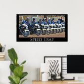 Poster für die Geschwindigkeitsbegrenzung (Heimbüro)