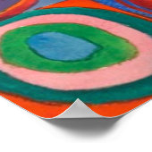 Poster für die Kandinsky-Quadrate (Ecke)