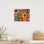 Poster für die Kandinsky-Quadrate (Küche)