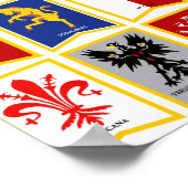 Poster für die Regionen Italiens (Ecke)