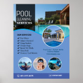 Poster für die Reinigung von Schwimmbecken (Vorne)