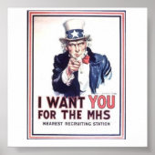 Poster für die Rekrutierung der Armee (Vorne)